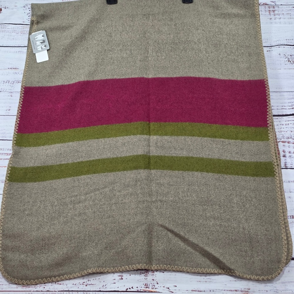 NWT Laundry By Design Wrap Scarf Women OS Nomad Striped Blanket Shawl SCLA37914
